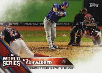2016 Topps Chicago Cubs World Series Champions Box Set #WS-3 Kyle Schwarber Front