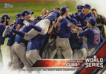 2016 Topps Chicago Cubs World Series Champions Box Set #WS-15 Chicago Cubs Team Front