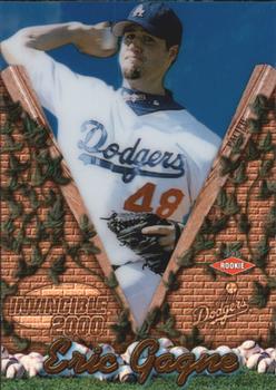 2000 Pacific Invincible #74 Eric Gagne Front