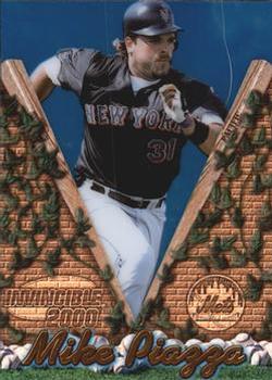 2000 Pacific Invincible #96 Mike Piazza Front