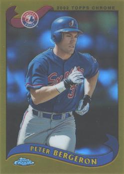 2002 Topps Chrome - Gold Refractors #401 Peter Bergeron  Front