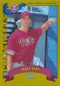 2002 Topps Chrome - Gold Refractors #680 Nate Espy Front