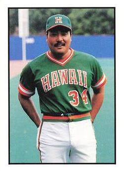 1990 7-Eleven Hawaii Rainbows #30 Allan Sato Front