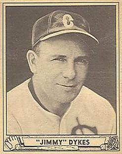 1940 Play Ball #187 Jimmie Dykes Front