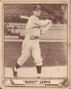 1940 Play Ball #20 Buddy Lewis Front