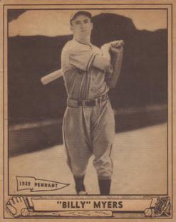 1940 Play Ball #80 Bill Myers Front
