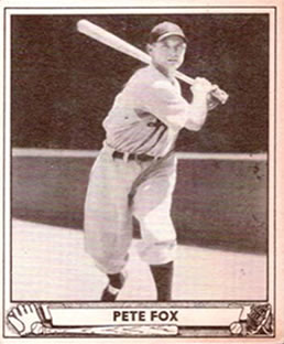 1940 Play Ball #43 Pete Fox Front