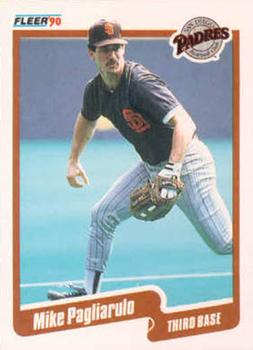 1990 Fleer #163 Mike Pagliarulo Front