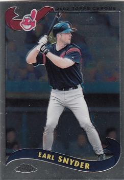 2002 Topps Traded & Rookies - Chrome #T24 Earl Snyder Front