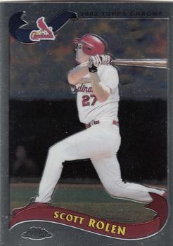 2002 Topps Traded & Rookies - Chrome #T72 Scott Rolen Front