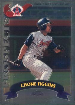 2002 Topps Traded & Rookies - Chrome #T196 Chone Figgins Front