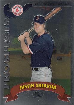 2002 Topps Traded & Rookies - Chrome #T263 Justin Sherrod Front