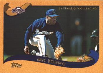 2002 Topps Traded & Rookies - Gold #T63 Eric Young  Front