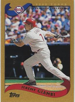 2002 Topps Traded & Rookies - Gold #T77 Jeremy Giambi  Front