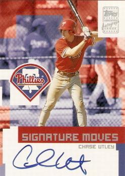 2002 Topps Traded & Rookies - Signature Moves #TA-CU Chase Utley Front