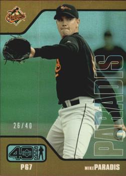 2002 Upper Deck 40-Man - Electric Rainbow #223 Mike Paradis  Front