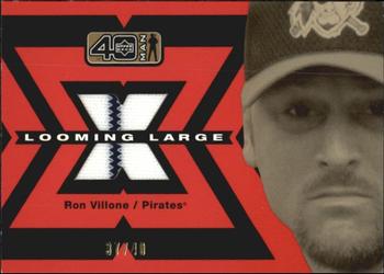 2002 Upper Deck 40-Man - Looming Large Gold #L-RVi Ron Villone  Front