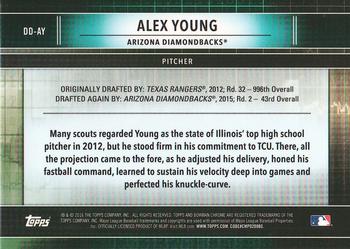 2016 Bowman Draft - Draft Dividends #DD-AY Alex Young Back