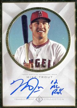2016 Topps Transcendent Collection - Transcendent Collection Framed Autographs #TCA-MT Mike Trout Front
