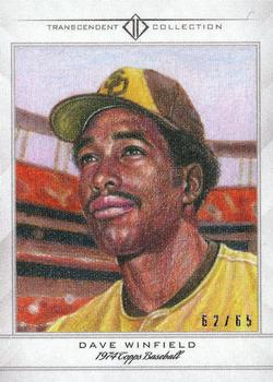 2016 Topps Transcendent Collection - Anniversary Sketch Reproductions #TSCR-33 Dave Winfield Front