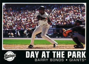 2002 Upper Deck Vintage - Day At The Park #DP5 Barry Bonds Front