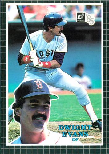 1985 Donruss Action All-Stars #15 Dwight Evans Front