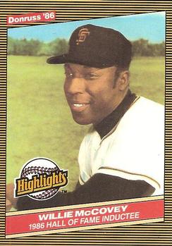1986 Donruss Highlights #34 Willie McCovey Front