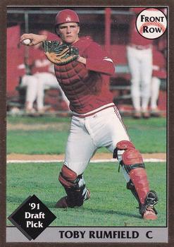 1991 Front Row Draft Picks - Gold #35 Toby Rumfield Front