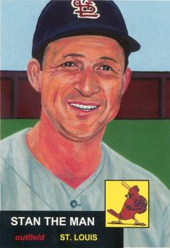 1995 JSW All-Stars '53 Topps Black Box (Unlicensed) #NNO Stan Musial Front