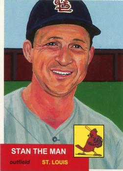 1995 JSW All-Stars '53 Topps Red Box (Unlicensed) #NNO Stan Musial Front