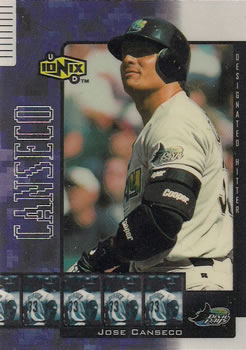 2000 UD Ionix #17 Jose Canseco Front