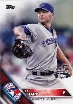 2016 Topps - 65th Anniversary #449 J.A. Happ Front