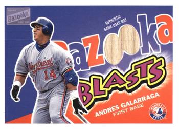2003 Bazooka - Blasts Relics #BB-AG Andres Galarraga  Front