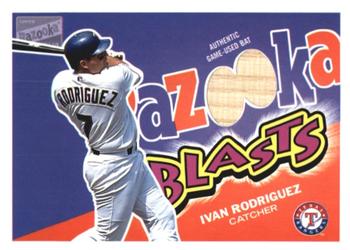 2003 Bazooka - Blasts Relics #BB-IR Ivan Rodriguez  Front