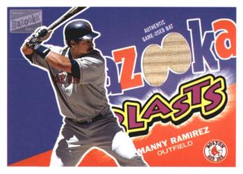 2003 Bazooka - Blasts Relics #BB-MR Manny Ramirez  Front