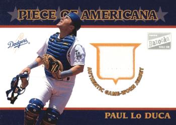 2003 Bazooka - Piece of Americana Relics #PA-PL Paul Lo Duca Front