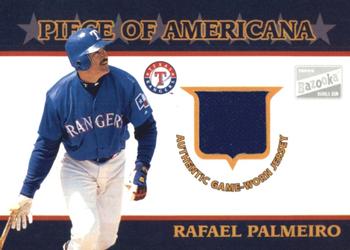 2003 Bazooka - Piece of Americana Relics #PA-RP Rafael Palmeiro  Front