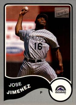 2003 Bazooka - Silver #262 Jose Jimenez Front