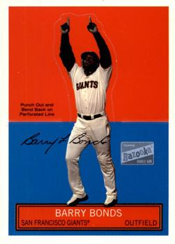 2003 Bazooka - Stand-Ups Red #1 Barry Bonds Front