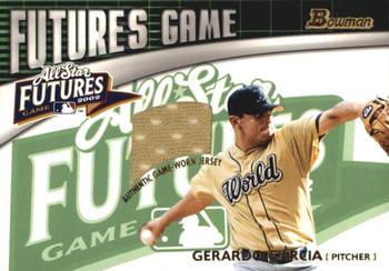2003 Bowman - Futures Game Jerseys #FG-GG Gerardo Garcia Front