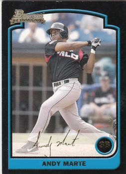 2003 Bowman Draft Picks & Prospects - Gold #BDP146 Andy Marte Front