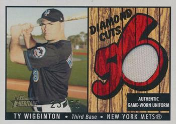 2003 Bowman Heritage - Diamond Cuts Red Relics #DC-TW Ty Wigginton Front