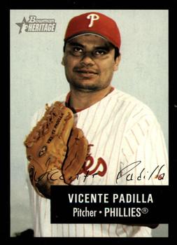 2003 Bowman Heritage - Facsimile Signature #143 Vicente Padilla Front