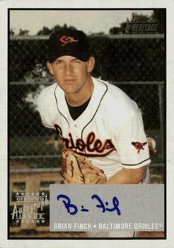 2003 Bowman Heritage - Signs of Greatness #SG-BF Brian Finch Front