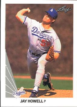 1990 Leaf #42 Jay Howell Front