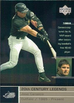2000 Upper Deck Legends #133 Jose Canseco Front