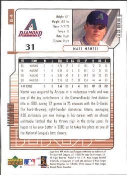 2000 Upper Deck MVP #64 Matt Mantei Back