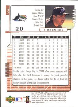 2000 Upper Deck MVP #73 Vinny Castilla Back