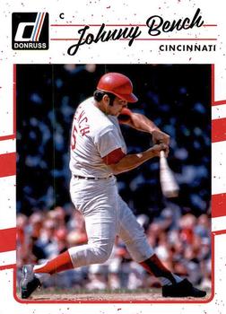 2017 Donruss #182 Johnny Bench Front