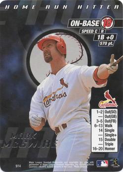 2000 MLB Showdown Unlimited - Home Run Hitter #9 Mark McGwire Front